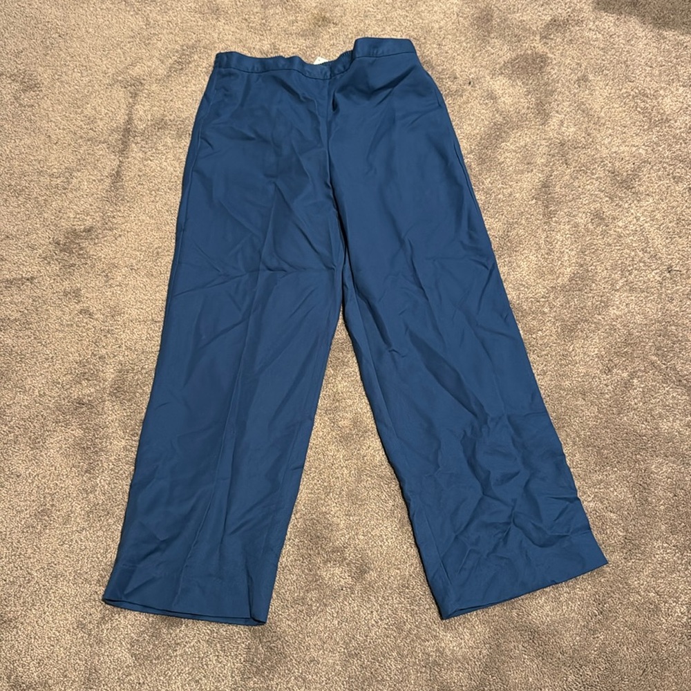 Alfred Dunner Navy Blue Classic Fit Pull-On Dress Pants SIZE 10P